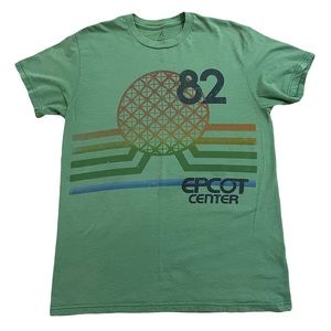Disney Parks Green Retro EPCOT 82 Tee